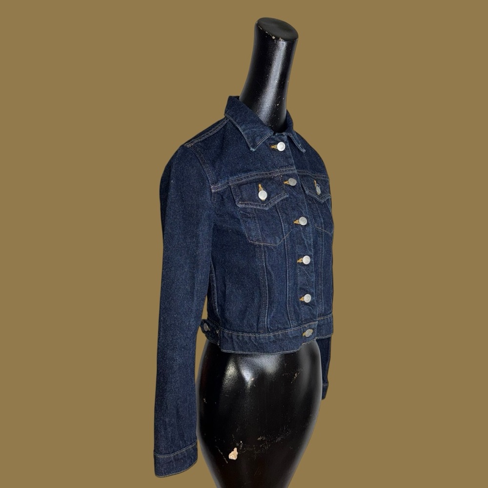Polo Jeans Co. Ralph Lauren dark wash denim jacket - Picture 9 of 15